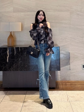 「INGNI（イング）のアイテム」を使った、naoさん（レディース・159cm）の秋コーディネート