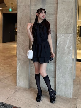「アイテム（ワンピース）」を使った、naoさん（レディース・159cm）の夏コーディネート