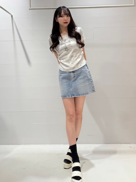 「アパレル」｜naoさん（レディース・159cm）の夏コーディネート