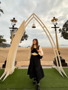 「initial（イニシャル）のアイテム（ワンピース/ドレス）」を使った、nat.97さん（レディース・151cm）の春コーディネート