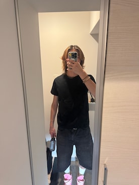 「GU（ジーユー）のアイテム」を使った、さぶろうさん（メンズ・176cm）の夏コーディネート