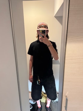 「MERRELL（メレル）のアイテム」を使った、さぶろうさん（メンズ・176cm）の夏コーディネート
