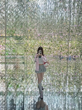 「アイテム（ジャージ）」を使った、らりるれろさん（レディース・150cm）の秋コーディネート