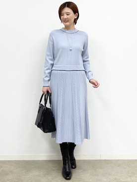 「Reflect（リフレクト）のアイテム（ワンピース/ドレス）」を使った、あやたかさん（レディース・165cm）の秋コーディネート