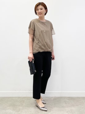 「Reflect（リフレクト）のアイテム（アクセサリー）」を使った、あやたかさん（レディース・165cm）の夏コーディネート