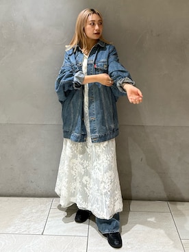 鈴木悠花さん（レディース・151cm）の秋コーディネート