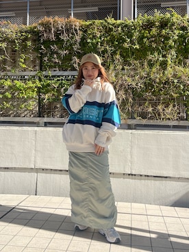 鈴木悠花さん（レディース・151cm）の冬コーディネート