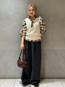 鈴木悠花さん（レディース・151cm）の夏コーディネート