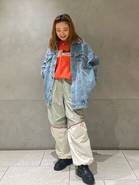 鈴木悠花さん(レディース・151cm)の冬コーディネート