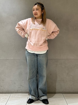 鈴木悠花さん（レディース・151cm）の冬コーディネート