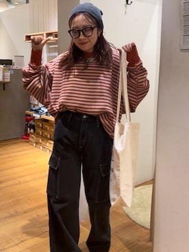 鈴木悠花さん（レディース・151cm）の秋コーディネート