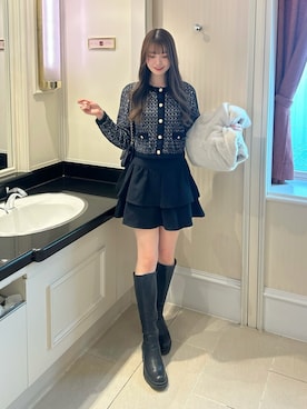 「INGNI（イング）のアイテム」を使った、todaさん（レディース・165cm）の冬コーディネート