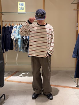 サハシタカヤさん（メンズ・172cm）の春コーディネート