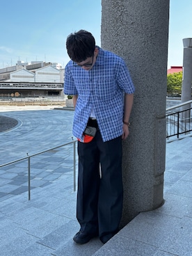 「CIAOPANIC TYPY（チャオパニックティピー）のアイテム」を使った、サハシタカヤさん（メンズ・172cm）の夏コーディネート