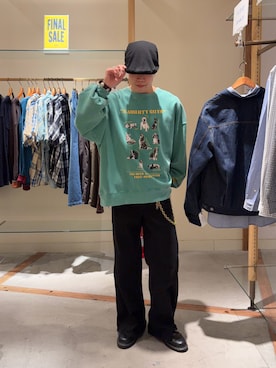 「SOUNDSGOOOOD（サウンズグッド）のアイテム」を使った、サハシタカヤさん（メンズ・172cm）の春コーディネート