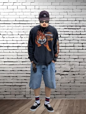 「G-SHOCK（ジーショック）のアイテム」を使った、BATSUさん（メンズ・171cm）の夏コーディネート