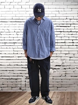 「お洒落さんとつながりたい」｜「アイテム（財布/小物）」を使った、BATSUさん（メンズ・171cm）の秋コーディネート