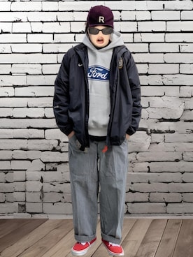 BATSUさん(メンズ・171cm)の春コーディネート