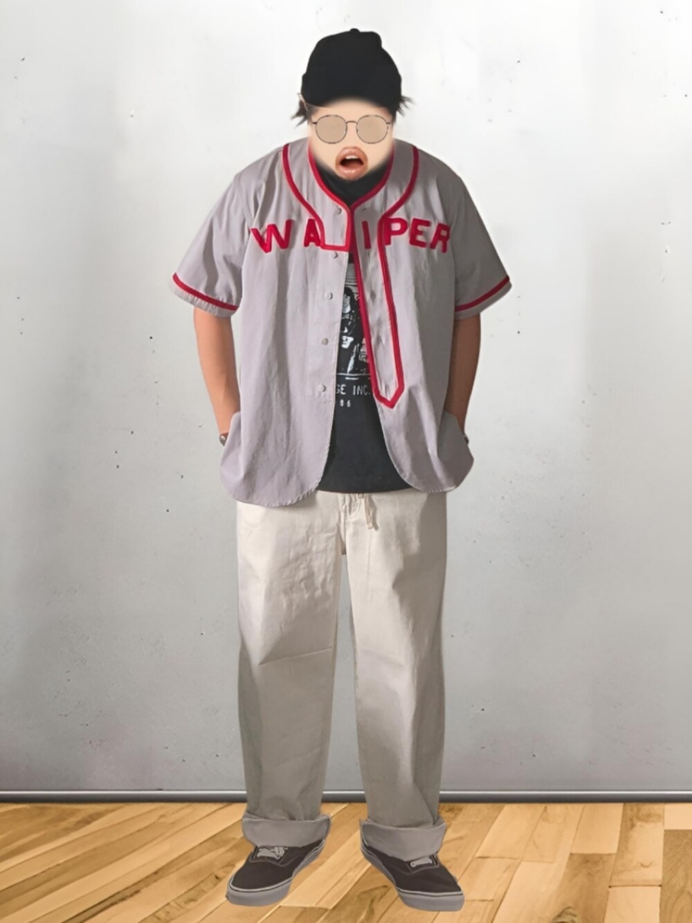 BASEBALL SHIRT ベースボールシャツ WAIPER.inc WAIPER.inc ワイパー BASEBALL SHIRT ベースボールシャツ