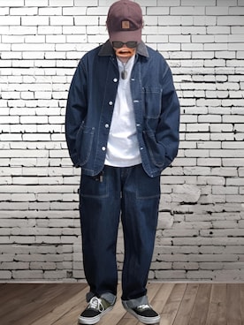 「アイテム（アクセサリー）」を使った、BATSUさん（メンズ・171cm）の秋コーディネート