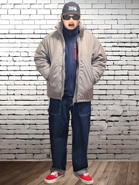 「FREAK'S STORE（フリークスストア）のアイテム」を使った、BATSUさん（メンズ・171cm）の冬コーディネート