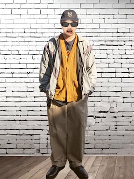 「アメカジ」｜BATSUさん（メンズ・171cm）の冬コーディネート