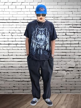 「ammy.（エイミードット）のアイテム」を使った、BATSUさん（メンズ・171cm）の夏コーディネート