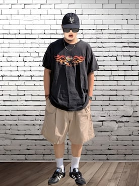 BATSUさん（メンズ・171cm）の夏コーディネート