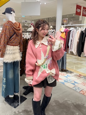 村井さくらさん(レディース・152cm)の冬コーディネート