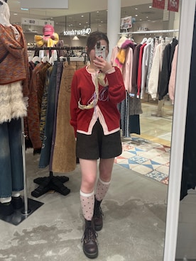 村井さくらさん(レディース・152cm)の冬コーディネート