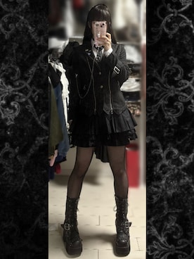 「YOSUKE（ヨースケ）のアイテム（シューズ）」を使った、charlottecakeさん（レディース・168cm）の春コーディネート