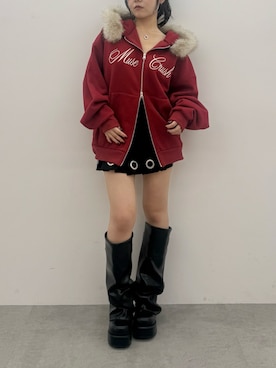 黒石夏帆さん(レディース・155cm)の秋コーディネート