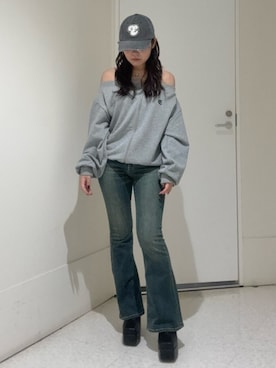 黒石夏帆さん（レディース・155cm）の秋コーディネート