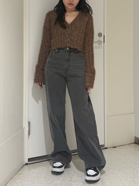 黒石夏帆さん（レディース・155cm）の秋コーディネート