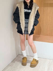 リバーシブルオーバーサイズフードブルゾン｜エヴリス（EVRIS）公式