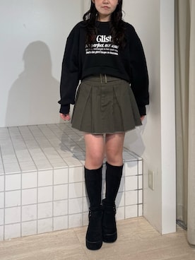 黒石夏帆さん（レディース・155cm）の秋コーディネート