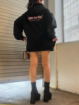 黒石夏帆さん（レディース・155cm）の秋コーディネート