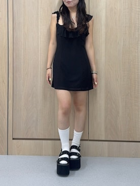 黒石夏帆さん(レディース・155cm)の夏コーディネート