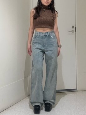 黒石夏帆さん（レディース・155cm）の秋コーディネート