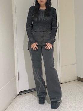 黒石夏帆さん（レディース・155cm）の秋コーディネート