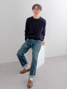 「レギュラー」｜タクミさん（メンズ・175cm）の秋コーディネート