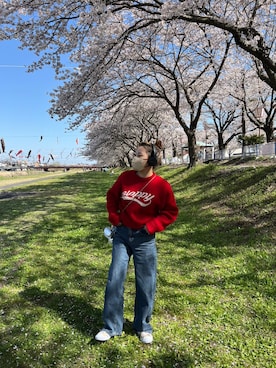 ハチさん（レディース・153cm）の春コーディネート