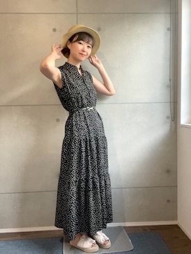 「GRL（グレイル）のアイテム（ワンピース/ドレス）」を使った、paramecium18さん（レディース・156cm）の夏コーディネート