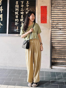 「ATTENTION（アテンション）のアイテム」を使った、敏敏🇹🇼さん（レディース・160cm）の夏コーディネート