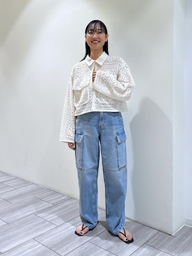 「ウォッシュ」｜ANNAさん（レディース・156cm）の夏コーディネート