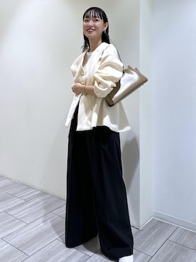 「SDGs」｜「アイテム（その他シューズ）」を使った、ANNAさん（レディース・156cm）の秋コーディネート