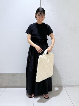 「SDGs」｜「アイテム（ワンピース/ドレス）」を使った、ANNAさん（レディース・156cm）の夏コーディネート