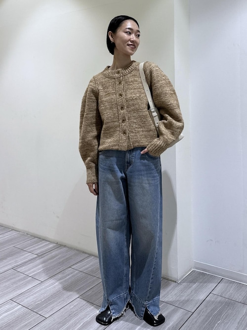 サステナブル】・【新色追加】ルーズフィットアジャストデニム（デニム