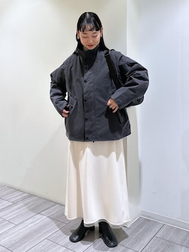 「SDGs」｜「アイテム（ブーツ）」を使った、ANNAさん（レディース・156cm）の秋コーディネート