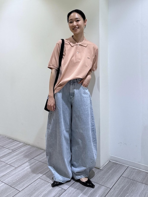 【サステナブル】バックタックワイドデニム